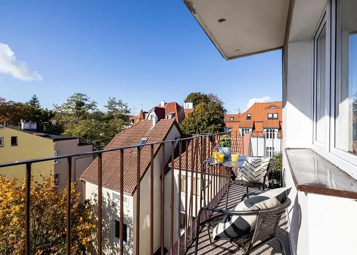 - 200 M Do Plazy Z Balkonem I Widokiem Apartment Zoppot